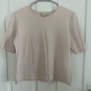 Merona Pale Blush Short Sleeve Crewneck Tee